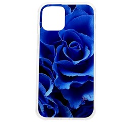 Blue Roses Flowers Plant Romance Blossom Bloom Nature Flora Petals Iphone 12 Pro Max Tpu Uv Print Case