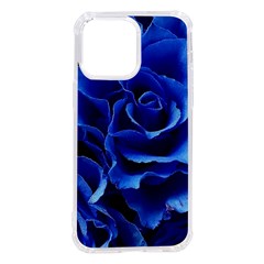 Blue Roses Flowers Plant Romance Blossom Bloom Nature Flora Petals Iphone 14 Pro Max Tpu Uv Print Case by Proyonanggan