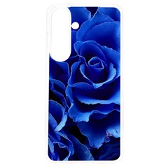 Blue Roses Flowers Plant Romance Blossom Bloom Nature Flora Petals Samsung Galaxy S24 6 2 Inch Tpu Uv Case by Proyonanggan