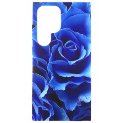 Blue Roses Flowers Plant Romance Blossom Bloom Nature Flora Petals Samsung Galaxy S24 Ultra 6 9 Inch Black Tpu Uv Case by Proyonanggan