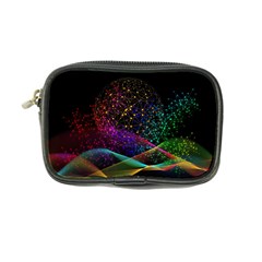 Particles Waves Line Multicoloured Coin Purse by Proyonanggan