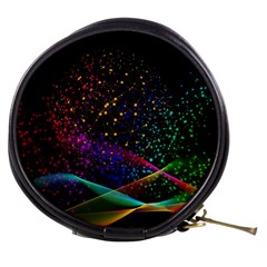 Particles Waves Line Multicoloured Mini Makeup Bag by Proyonanggan