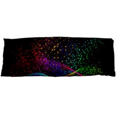 Particles Waves Line Multicoloured Body Pillow Case (dakimakura) by Proyonanggan