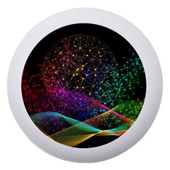 Particles Waves Line Multicoloured Dento Box With Mirror by Proyonanggan