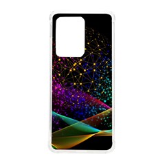 Particles Waves Line Multicoloured Samsung Galaxy S20 Ultra 6 9 Inch Tpu Uv Case by Proyonanggan