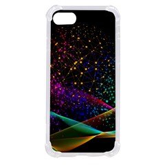 Particles Waves Line Multicoloured Iphone Se