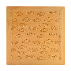 Sea Fish Blue Submarine Animal Wood Photo Frame Cube by Proyonanggan