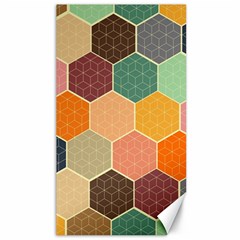 Abstract Hex Hexagon Grid Pattern Honeycomb Canvas 40  X 72  by Proyonanggan