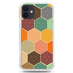 Abstract Hex Hexagon Grid Pattern Honeycomb Iphone 12 Mini Tpu Uv Print Case	 by Proyonanggan