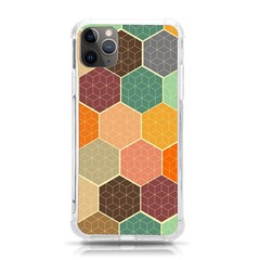 Abstract Hex Hexagon Grid Pattern Honeycomb Iphone 11 Pro Max 6 5 Inch Tpu Uv Print Case by Proyonanggan