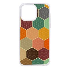 Abstract Hex Hexagon Grid Pattern Honeycomb Iphone 14 Pro Max Tpu Uv Print Case