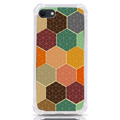 Abstract Hex Hexagon Grid Pattern Honeycomb Iphone Se by Proyonanggan