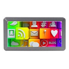 Colorful 3d Social Media Memory Card Reader (mini) by Ket1n9