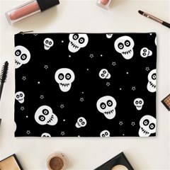 Skull Pattern Cosmetic Bag (xl) by Ket1n9