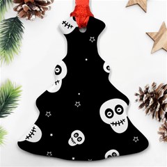 Skull Pattern Christmas Tree Ornament (two Sides)