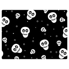 Skull Pattern Premium Plush Fleece Blanket (extra Small) by Ket1n9