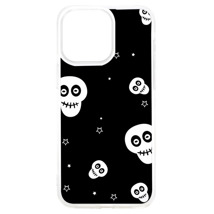 Skull Pattern iPhone 15 Pro Max TPU UV Print Case