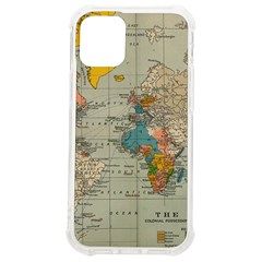 Vintage World Map Iphone 12 Mini Tpu Uv Print Case	 by Ket1n9