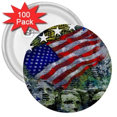 Usa United States Of America Images Independence Day 3  Buttons (100 Pack)  by Ket1n9