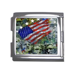 Usa United States Of America Images Independence Day Mega Link Italian Charm (18mm) by Ket1n9