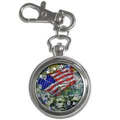 Usa United States Of America Images Independence Day Key Chain Watches by Ket1n9