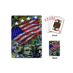 Usa United States Of America Images Independence Day Playing Cards Single Design (mini)