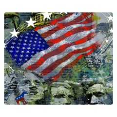 Usa United States Of America Images Independence Day Two Sides Premium Plush Fleece Blanket (kids Size) by Ket1n9