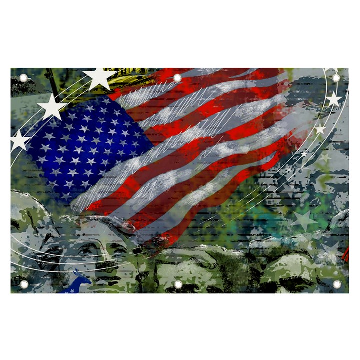 Usa United States Of America Images Independence Day Banner and Sign 6  x 4 