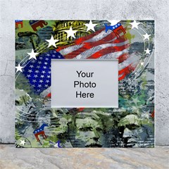 Usa United States Of America Images Independence Day White Wall Photo Frame 5  X 7  by Ket1n9