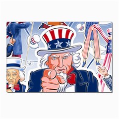 Independence Day United States Of America Postcard 4 x 6  (pkg Of 10) by Ket1n9