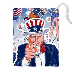 Independence Day United States Of America Drawstring Pouch (5xl) by Ket1n9