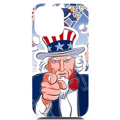 Independence Day United States Of America Iphone 14 Pro Max Black Uv Print Case by Ket1n9