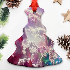 Clouds Multicolor Fantasy Art Skies Ornament (christmas Tree) 