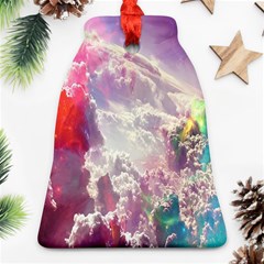 Clouds Multicolor Fantasy Art Skies Bell Ornament (two Sides)