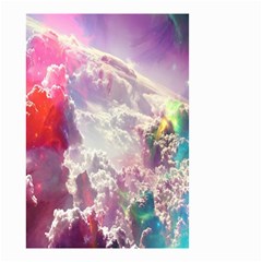 Clouds Multicolor Fantasy Art Skies Small Garden Flag (two Sides) by Ket1n9