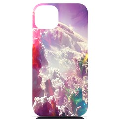 Clouds Multicolor Fantasy Art Skies Iphone 14 Plus Black Uv Print Case by Ket1n9