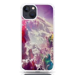 Clouds Multicolor Fantasy Art Skies Iphone 13 Tpu Uv Print Case by Ket1n9