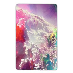 Clouds Multicolor Fantasy Art Skies Name Card Style Usb Flash Drive by Ket1n9