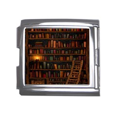 Books Library Mega Link Italian Charm (18mm)