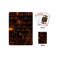 Books Library Playing Cards Single Design (mini) by Ket1n9