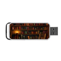 Books Library Portable Usb Flash (one Side) by Ket1n9