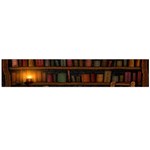 Books Library Large Premium Plush Fleece Scarf  Front