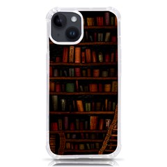 Books Library Iphone 14 Tpu Uv Print Case by Ket1n9