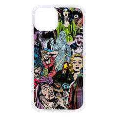 Vintage Horror Collage Pattern Iphone 13 Tpu Uv Print Case by Ket1n9