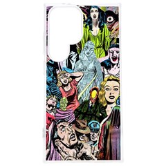 Vintage Horror Collage Pattern Samsung Galaxy S24 Plus 6 7 Inch Tpu Uv Case by Ket1n9