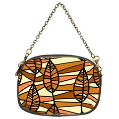 Autumn Leaf Mosaic Seamless Chain Purse (one Side) by Hannah976