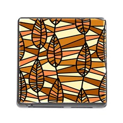 Autumn Leaf Mosaic Seamless Memory Card Reader (square 5 Slot) by Hannah976