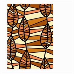 Autumn Leaf Mosaic Seamless Large Garden Flag (two Sides)