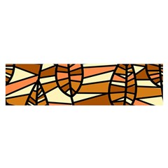 Autumn Leaf Mosaic Seamless Oblong Satin Scarf (16  X 60 ) by Hannah976