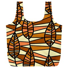 Autumn Leaf Mosaic Seamless Full Print Recycle Bag (xxl) by Hannah976